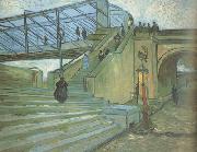 Vincent Van Gogh The Trinquetaille Bridge (nn04) oil painting on canvas